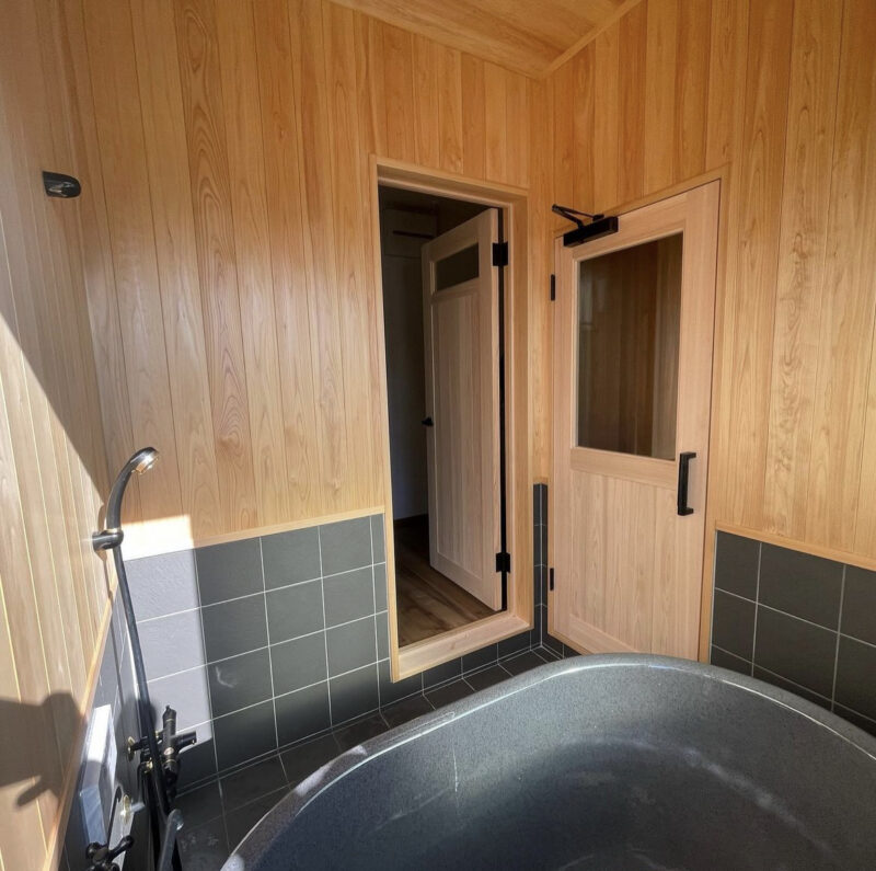 新築×趣ある浴室🛁|埼玉蓮田のリフォーム・注文住宅・外構工事・塗装